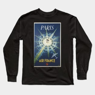 Vintage air France poster Long Sleeve T-Shirt